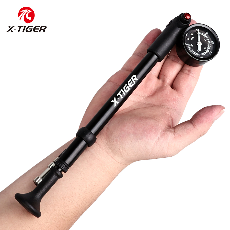 Mtb Fork Air - X-TIGER przenośna wysokociśnieniowa pompka rowerowa 300psi