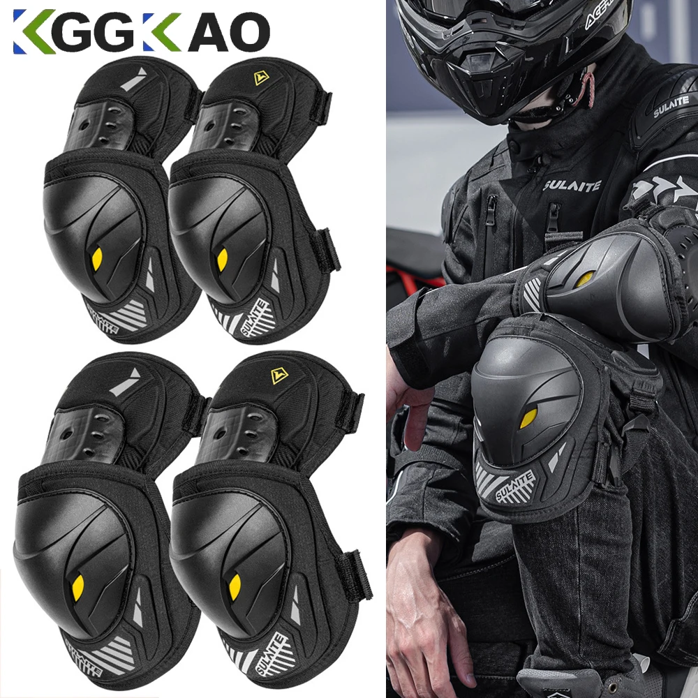 Mountain Biking Knee And Elbow Pads - 1 Para Elektrycznych Ochraniaczy na Kolana