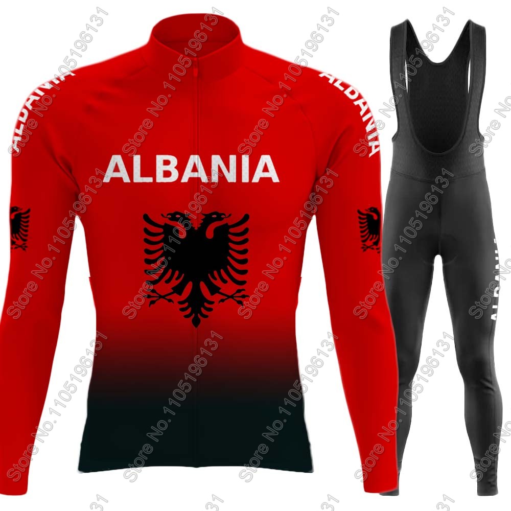 Mountain Biking Uniform - Zestaw kolarski Reprezentacji Albanii 2026, koszulka