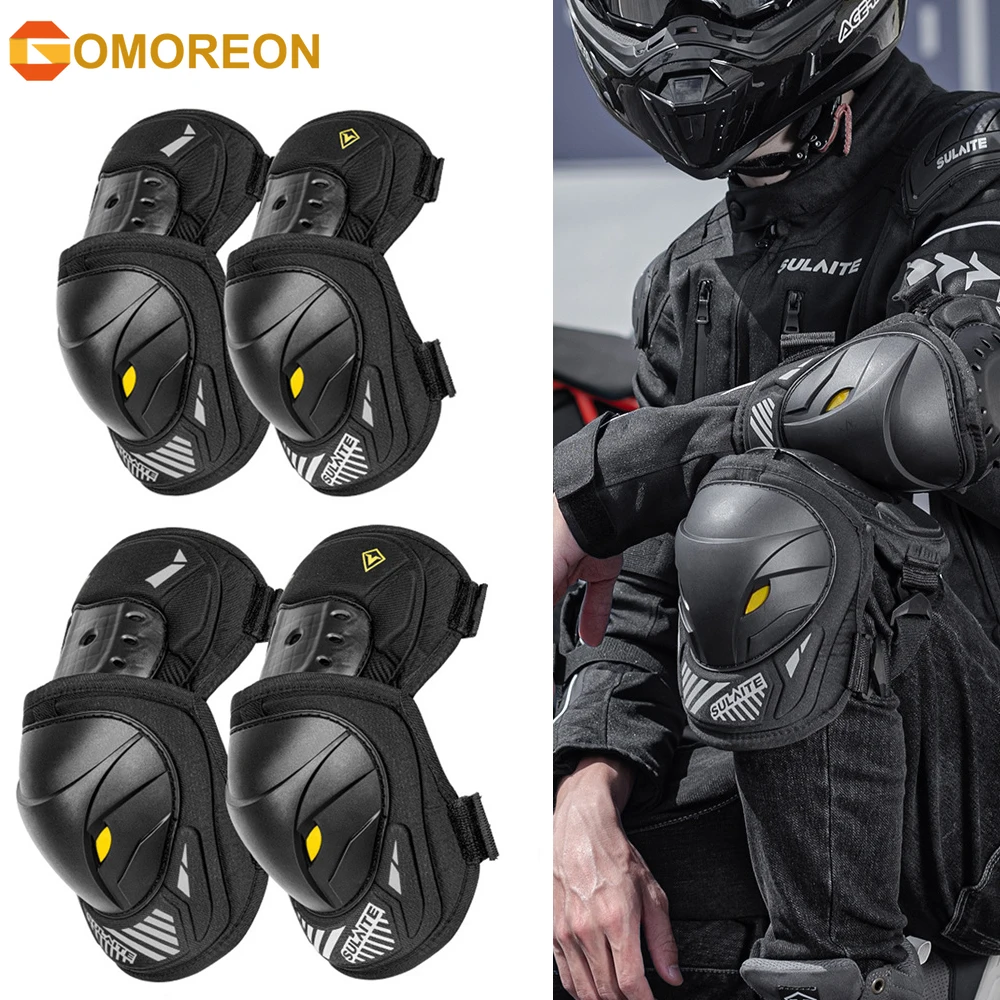 GOMOREON 1 Para Motocyklowe El – Mountain Biking Knee And Elbow Pads recenzja i cena