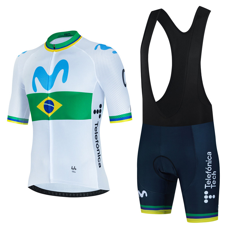 Movistar kolarskie zestaw kosz – Mountain Biking Uniform recenzja i cena