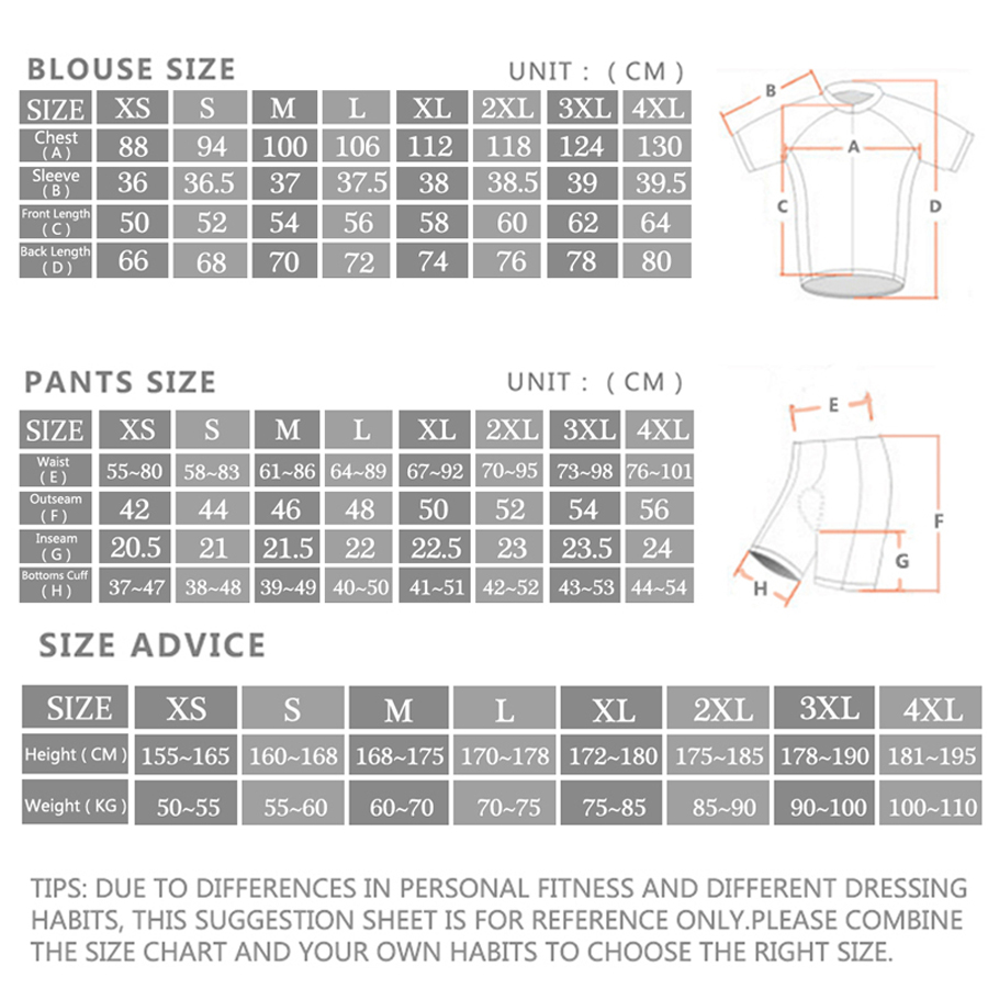 Zestawy kolarskie Rvouei, męsk – Mountain Biking Uniform recenzja i cena