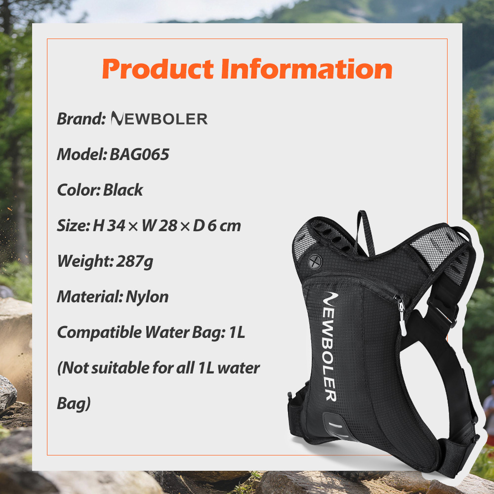 Plecak Hydracyjny NEWBOLER 5L  – Mountain Biking Hydration Pack recenzja i cena