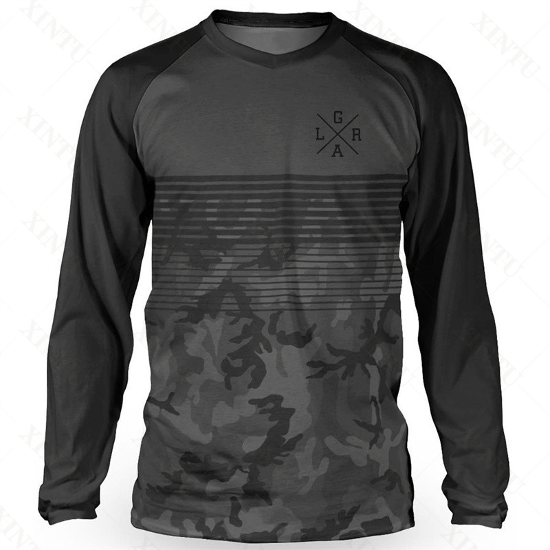 Luźna koszulka męska DH Motocr – Mountain Biking Uniform recenzja i cena