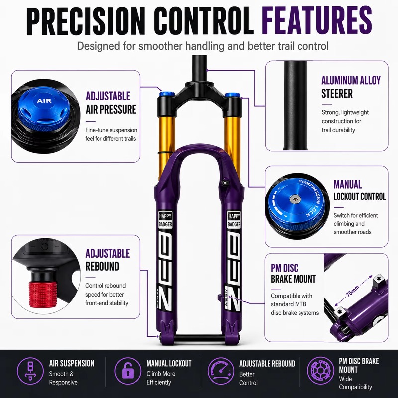 Widelec amortyzowany MTB 27,5/ – Mtb Fork Air recenzja i cena